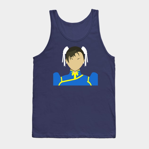 Chun-Li Vector Tank Top by MagicFlounder